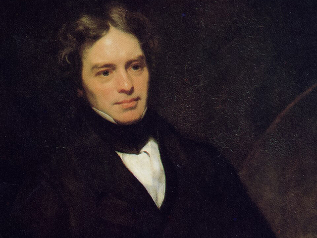 Майкл Фарадей на картине Томаса Филлипса, 1841-1842гг