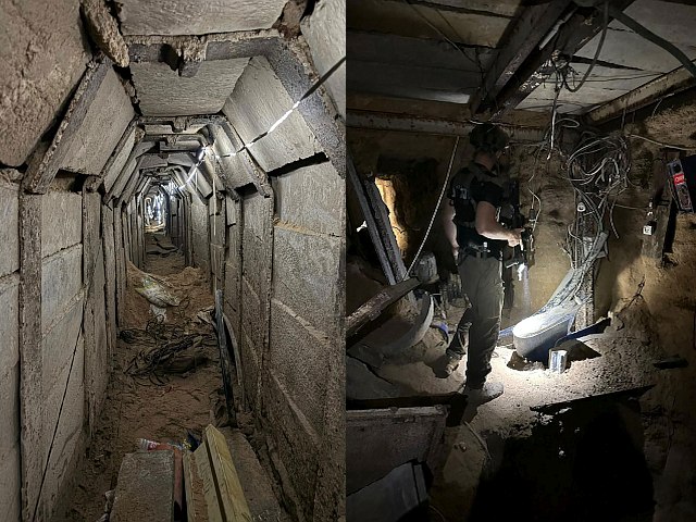 ЦАХАЛ показал систему туннелей, где террористы прятали останки Адара Голдина