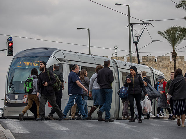 Сбой в движении трамваев на "красной линии" в Иерусалиме