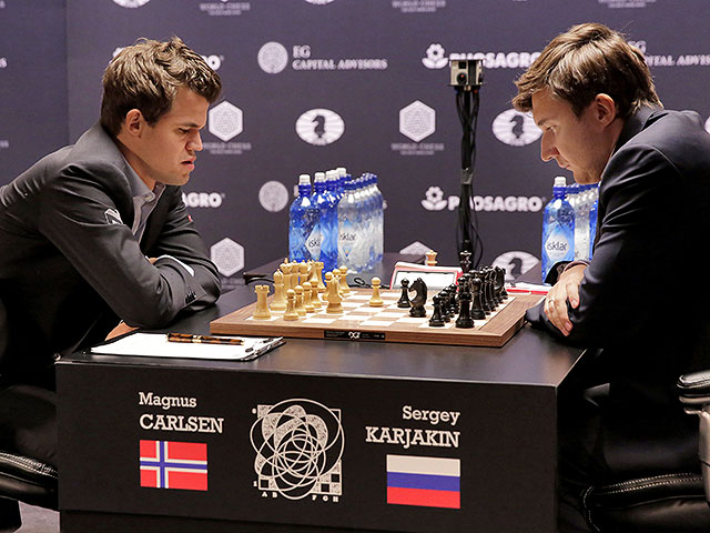 С Сергеем Карякиным, 2016 год