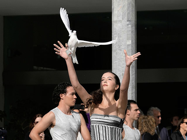 В Греции зажжен огонь зимних олимпийских игр 2026 года. Фоторепортаж