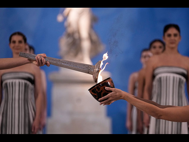 В Греции зажжен огонь зимних олимпийских игр 2026 года. Фоторепортаж