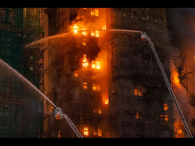 Пожар в высотном комплексе в Гонконге: множество жертв. Фоторепортаж