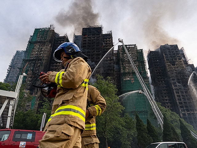 Пожар в высотном комплексе в Гонконге: множество жертв. Фоторепортаж