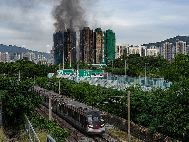 Пожар в высотном комплексе в Гонконге: множество жертв. Фоторепортаж