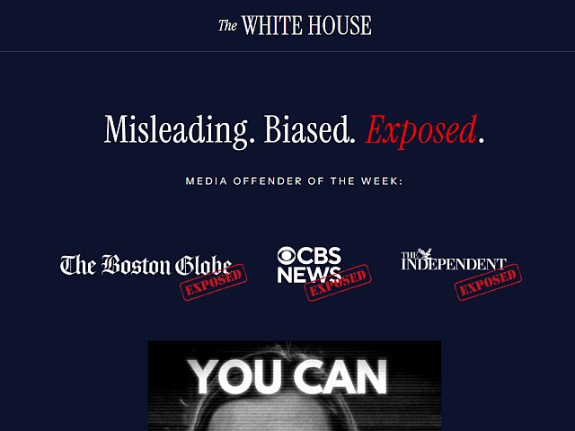 Белый дом опубликовал список СМИ, распространяющих "фейковые новости"
