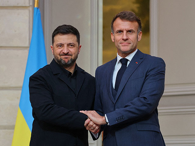Зеленский встретится с Макроном, чтобы продемонстрировать поддержку Европы