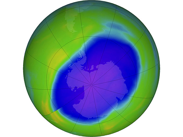 Ученые утверждают, что дыра в озоновом слое Антарктиды сократилась до минимума с 2019 года