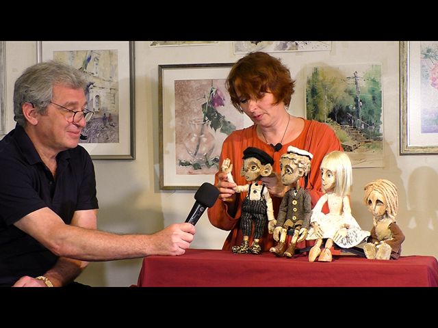 "Главное – радоваться". Куклы из спектакля "Нет рая на земле" в передаче "Детский недетский вопрос"
