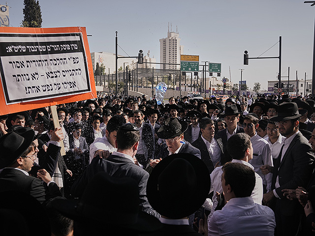 "Умрем, но не призовемся": в Иерусалиме проходит "Митинг миллиона". Фоторепортаж