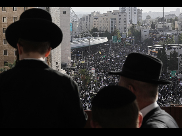 "Умрем, но не призовемся": в Иерусалиме проходит "Митинг миллиона". Фоторепортаж