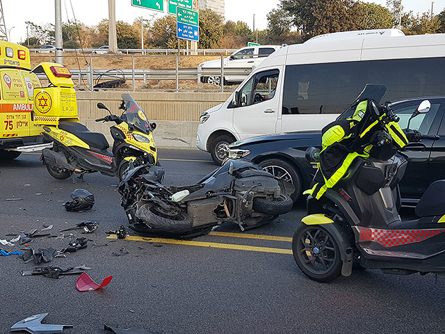 ДТП на 20-й трассе, тяжело травмирован мотоциклист