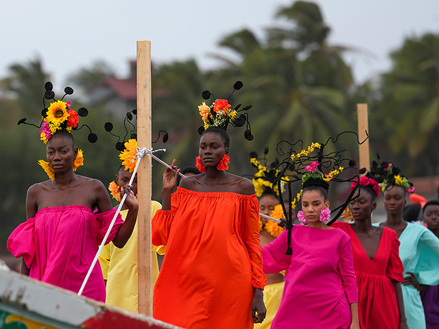 Сенегальская мода 2025: "рыбацкое" шоу. Фоторепортаж