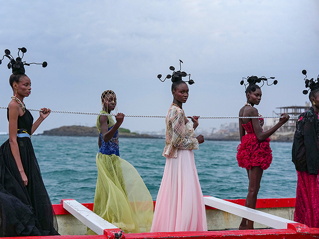 Сенегальская мода 2025: "рыбацкое" шоу. Фоторепортаж