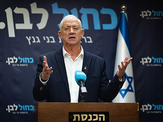 Ганц: "Правительство продолжает спать, как спало в ночь на 7 октября"