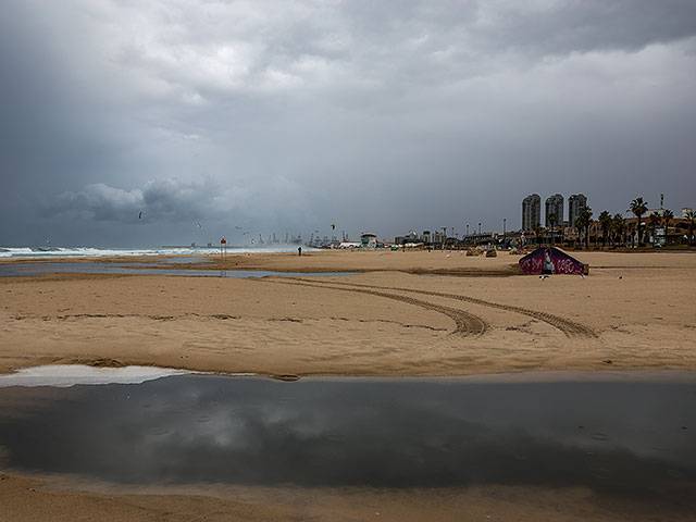 Шторм "Байрон" в Израиле. Фоторепортаж