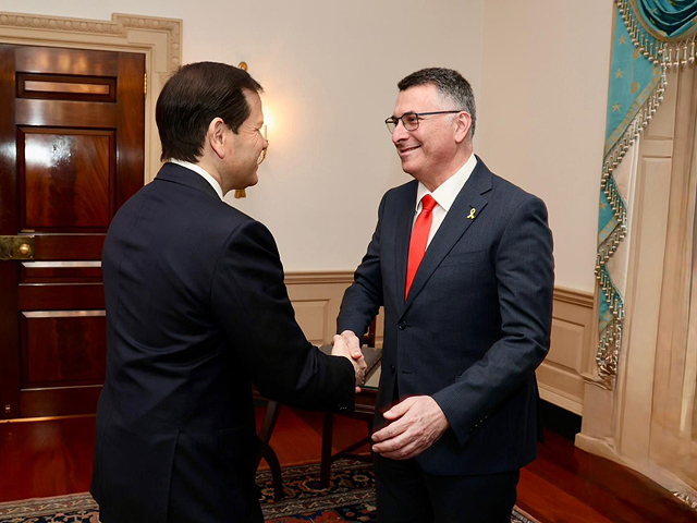 Глава МИД Израиля Гидеон Саар провел встречу с госсекретарем США Марко Рубио