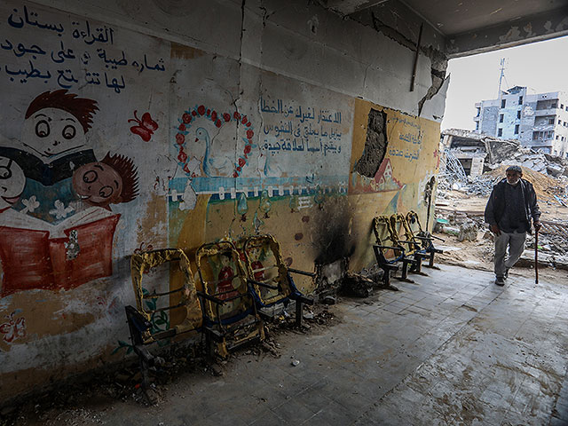 Последствия шторма "Байрон" в Газе. Фоторепортаж