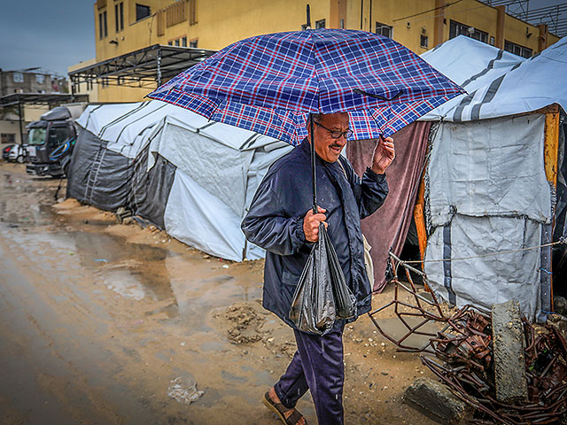 Последствия шторма "Байрон" в Газе. Фоторепортаж