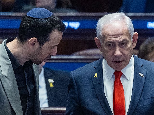 Ариэль Кальнер и Биньямин Нетаниягу