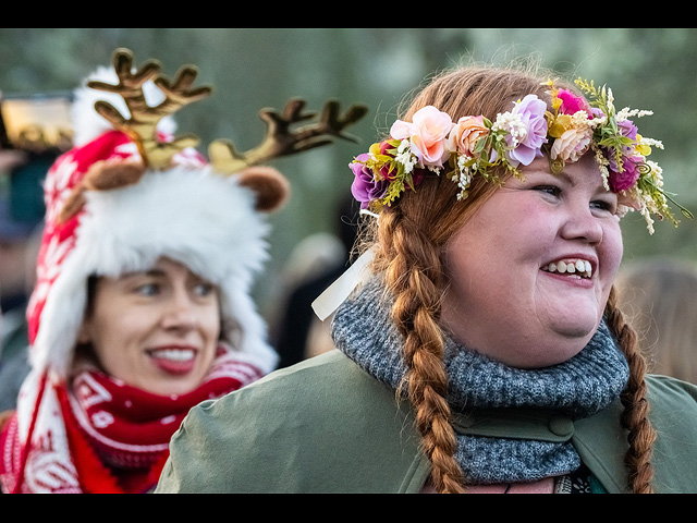 Языческий праздник у древнего Стоунхенджа. Фоторепортаж о дне зимнего солнцестояния