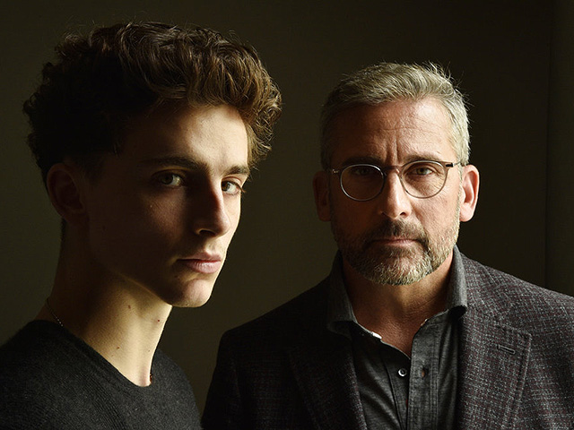 Со Стивом Кареллом, 2018 год