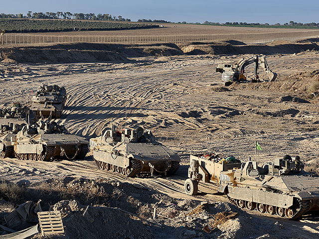 Подрыв бронетехники на юге Газы, ранен израильский военнослужащий