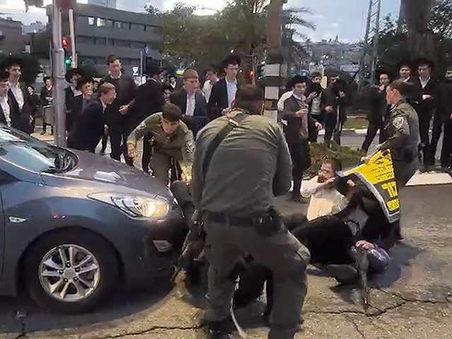 Трое задержанных на акции протеста ультраортодоксов против призыва в ЦАХАЛ