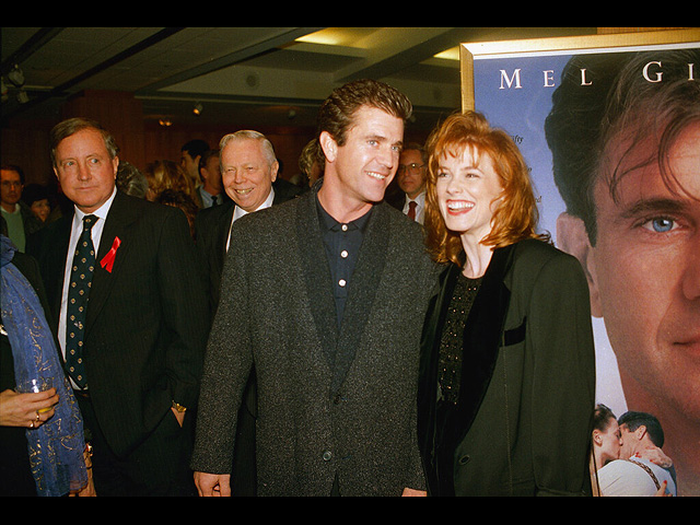 Мел Гибсон с Изабель Глассер, 1992 год