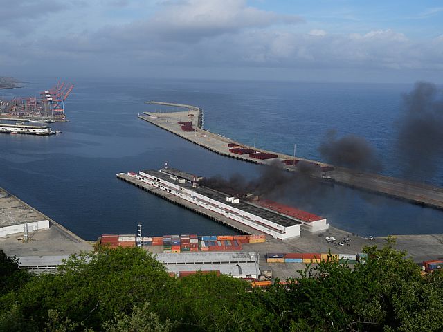 Доки Каракаса после атаки