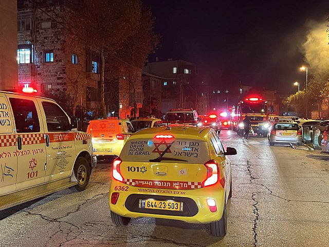Пожар в жилом доме в Иерусалиме: мужчина в тяжелом состоянии