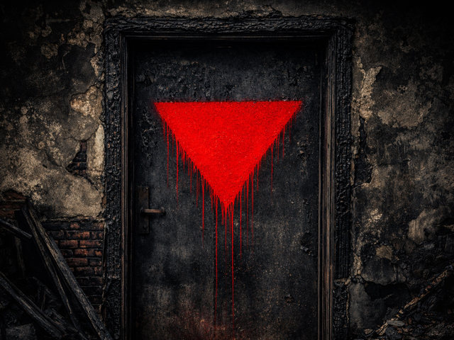 В Германии на доме человека, борющегося с антисемитизмом, оставлен алый символ ХАМАСа