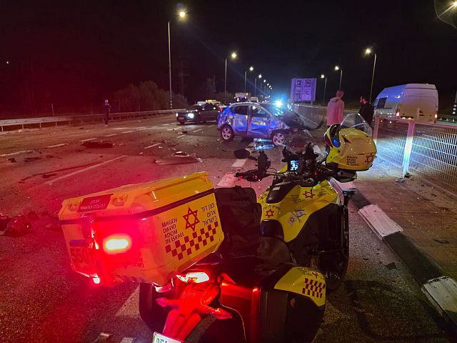 ДТП на севере Израиля, двое пострадавших в тяжелом состоянии
