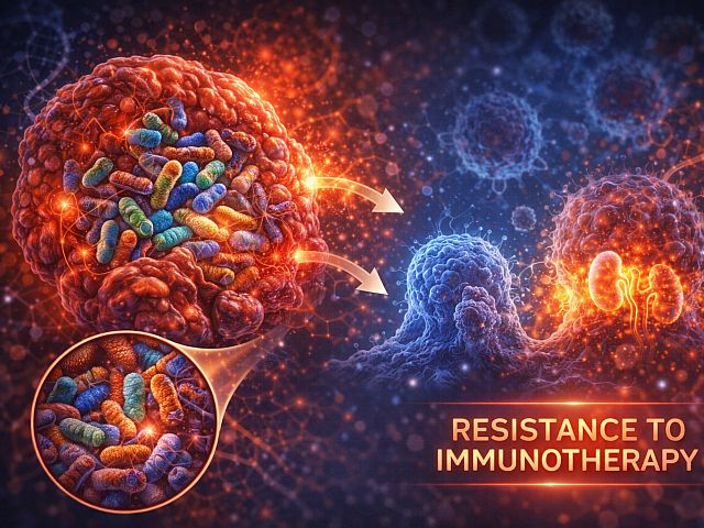 Бактерии внутри опухолей способствуют развитию резистентности к иммунотерапии
