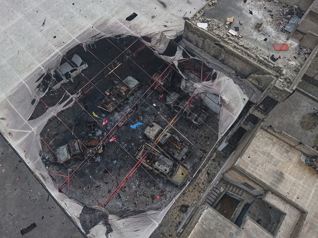 Курдский район Алеппо после боев. Фоторепортаж