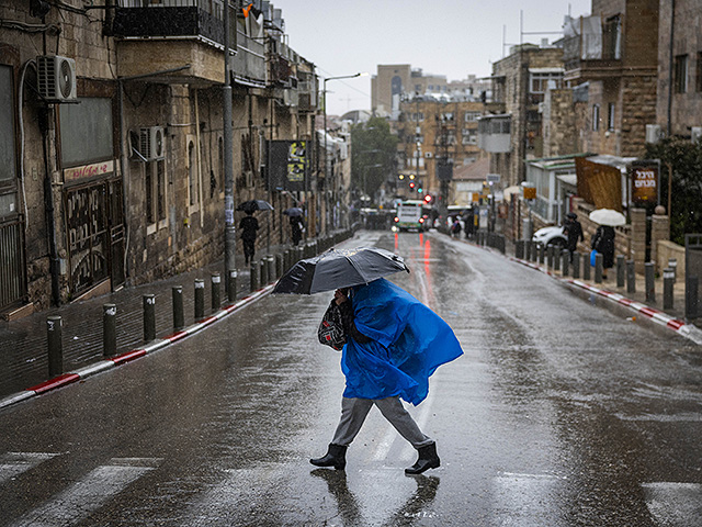 Последствия зимнего шторма в Израиле и Газе. Фоторепортаж