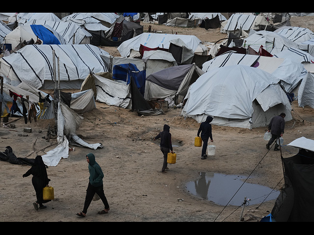 Последствия зимнего шторма в Израиле и Газе. Фоторепортаж