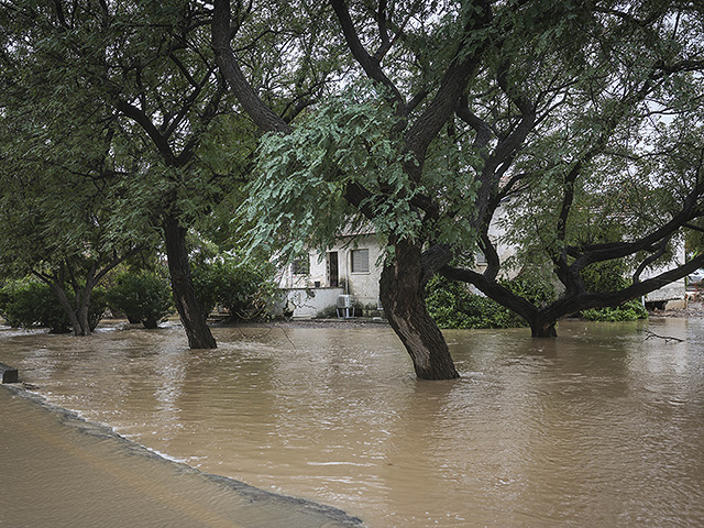 Последствия зимнего шторма в Израиле и Газе. Фоторепортаж