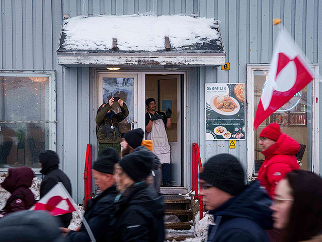 Гренландия против политики Трампа. Фоторепортаж с акции протест