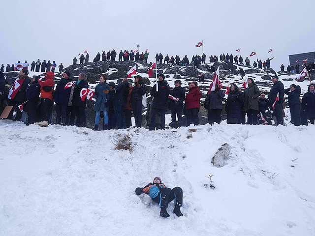 Гренландия против политики Трампа. Фоторепортаж с акции протеста