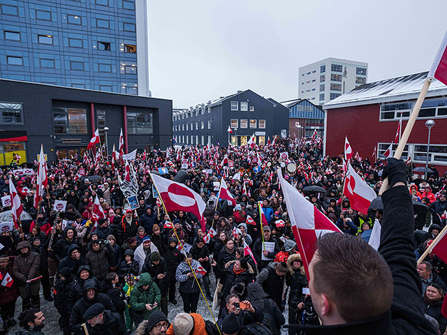 Гренландия против политики Трампа. Фоторепортаж с акции протеста