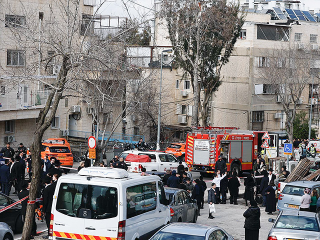 Отравление газом детей в яслях в Иерусалиме. Фоторепортаж
