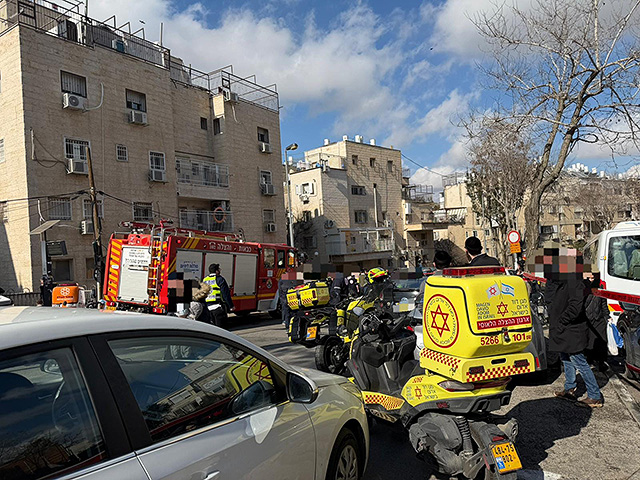 Отравление газом детей в яслях в Иерусалиме. Фоторепортаж