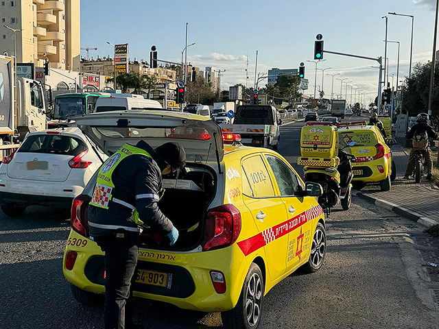 Мужчина на электросамокате пострадал в результате ДТП в Хадере