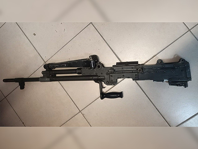 На границе с Египтом перехвачен контрабандный пулемет