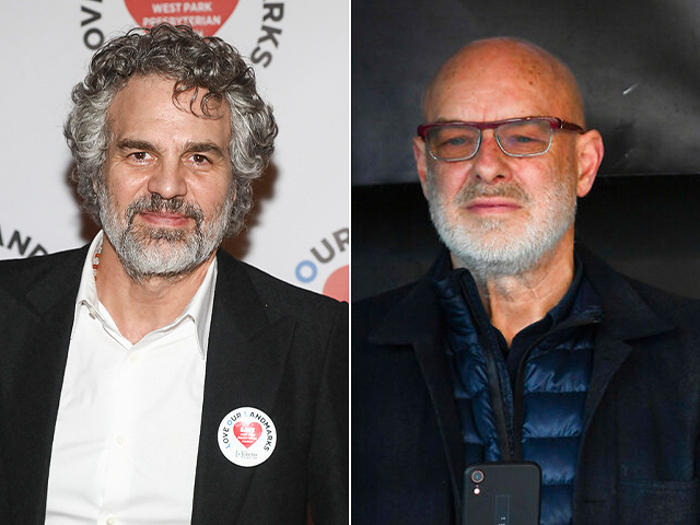 Продюсер Марк Реффало и музыкант Брайан Ино