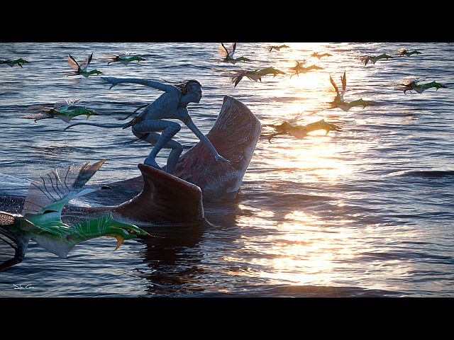 Кадр из фильма "Аватар: Пламя и пепел"