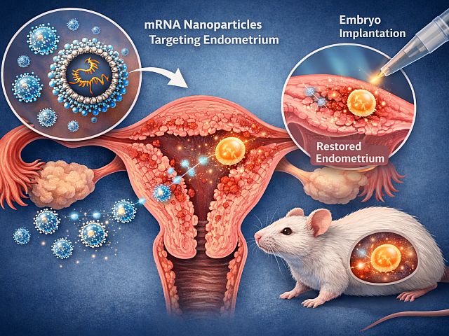 Наночастицы, содержащие мРНК, могут стать эффективным способом лечения бесплодия
