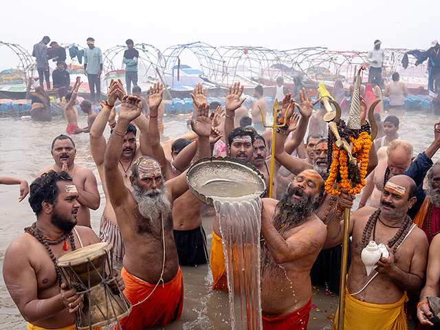 Индуистский фестиваль к полнолунию. Фоторепортаж