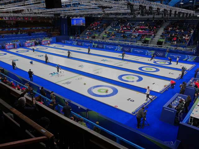 Олимпиада. Керлинг. Матчи прерывались из-за отключения электричества
